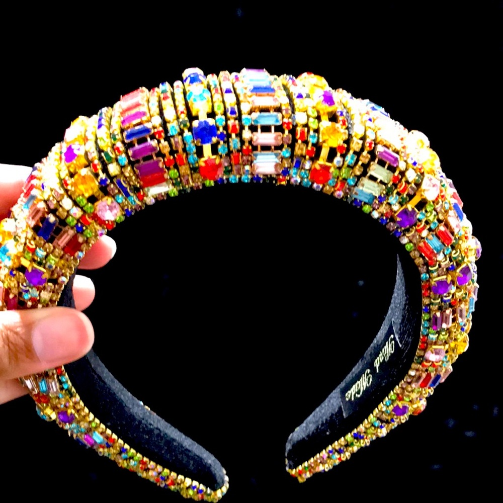 Colorful jewelry headband